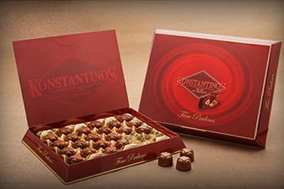 Chocolate casket gift box